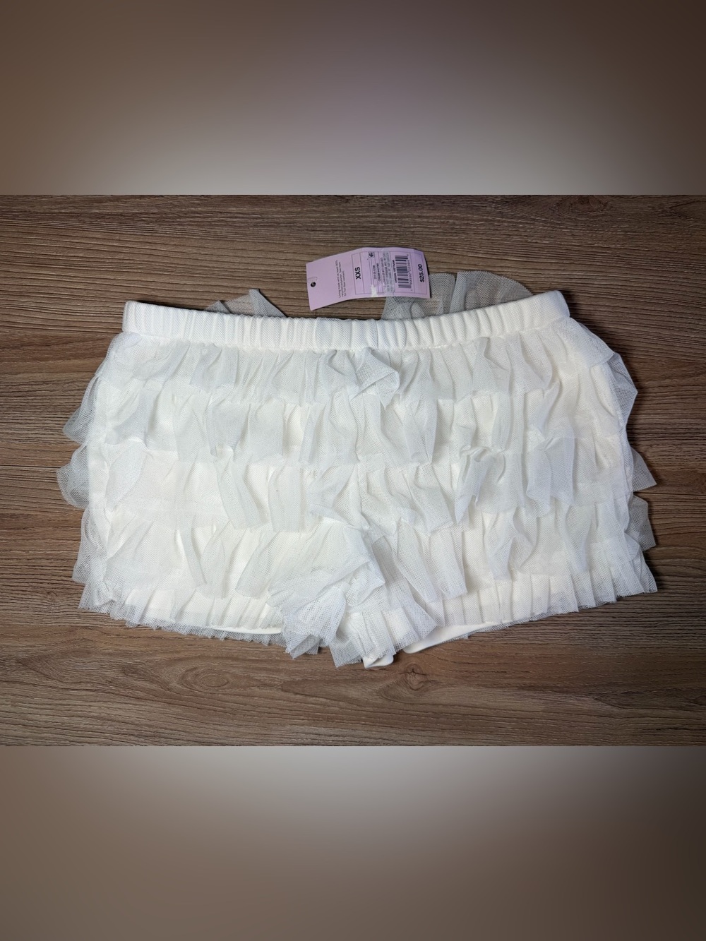 wild fable White Layered Ruffle Skort
